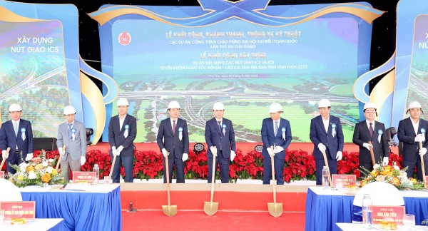 Phú Thọ: Khởi công 4 dự án chào mừng Đại hội lần thứ XIV của Đảng